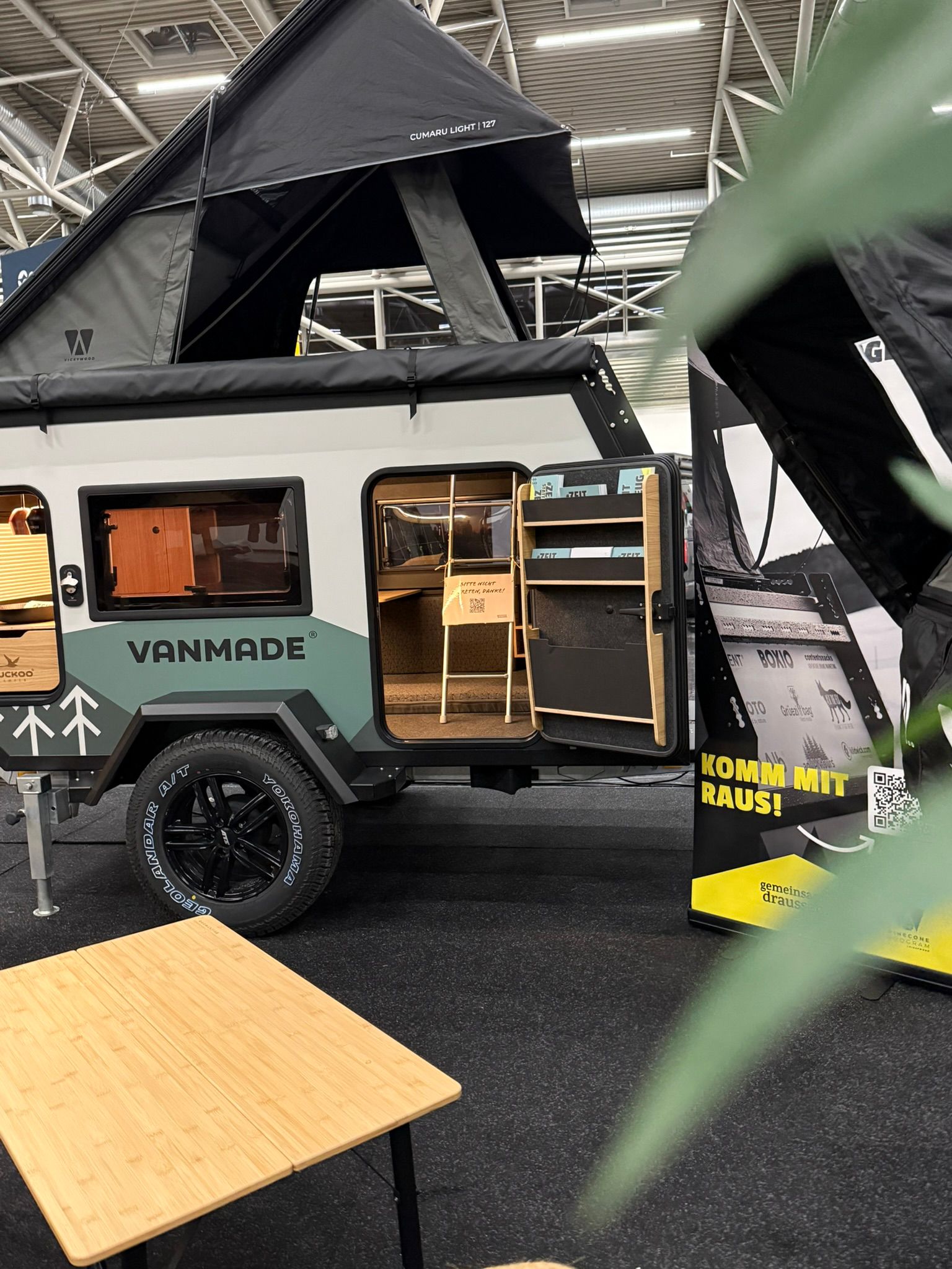 Kuckoo Camper Max free Messe München 2026 Seitenansicht Camaru Light
